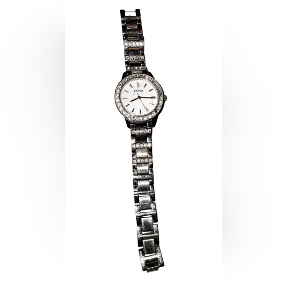 Fossil Jesse ES2362 Womens Stainless Steel Silver Analog Dial Quartz - Picture 2 of 5